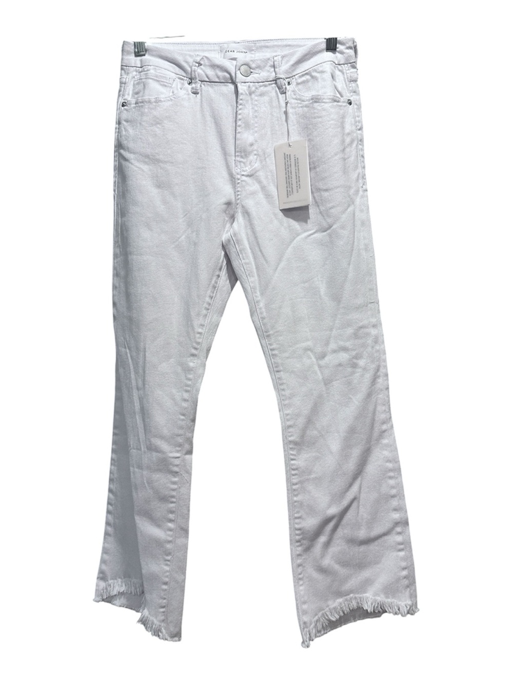 NWT - Dear John Denim White Flare/Straight Jeans